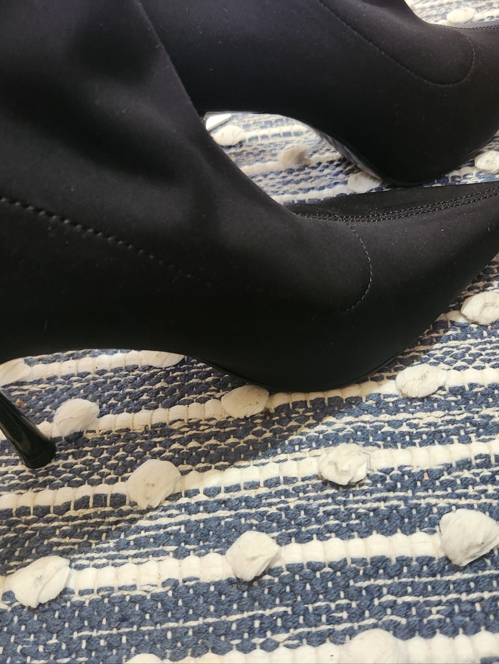 Mango Pointed Toe Sock Heel Boots NWT - Picture 9 of 14